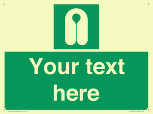 Custom sign safe condition Lifejacket